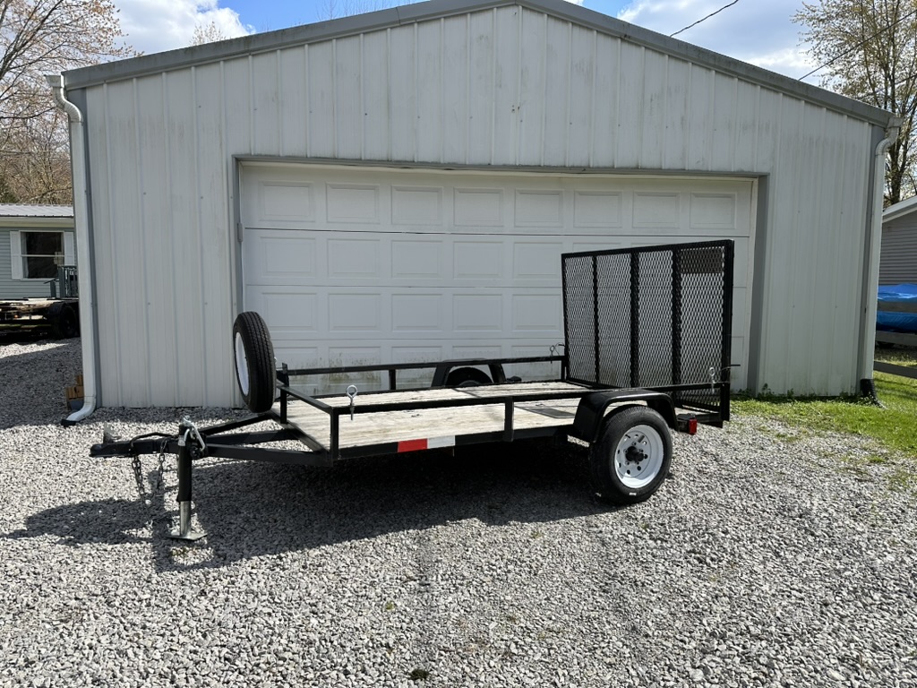 2022 5x8 Utility Trailer - Driver Side View