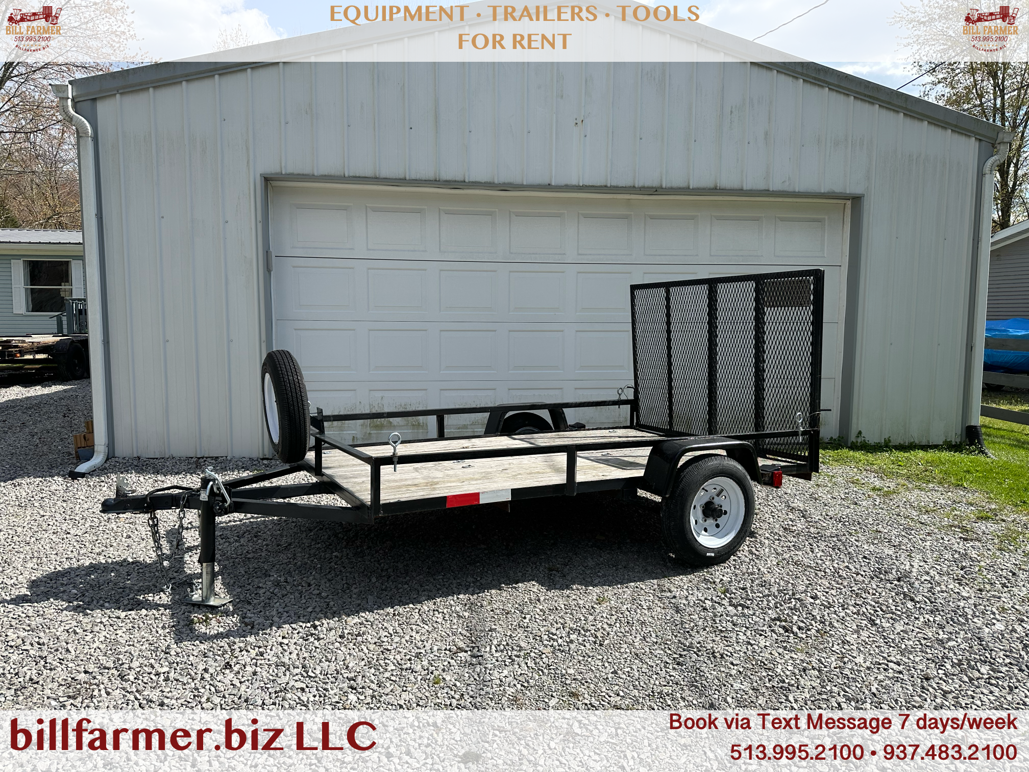 2022 5x8 Utility Trailer