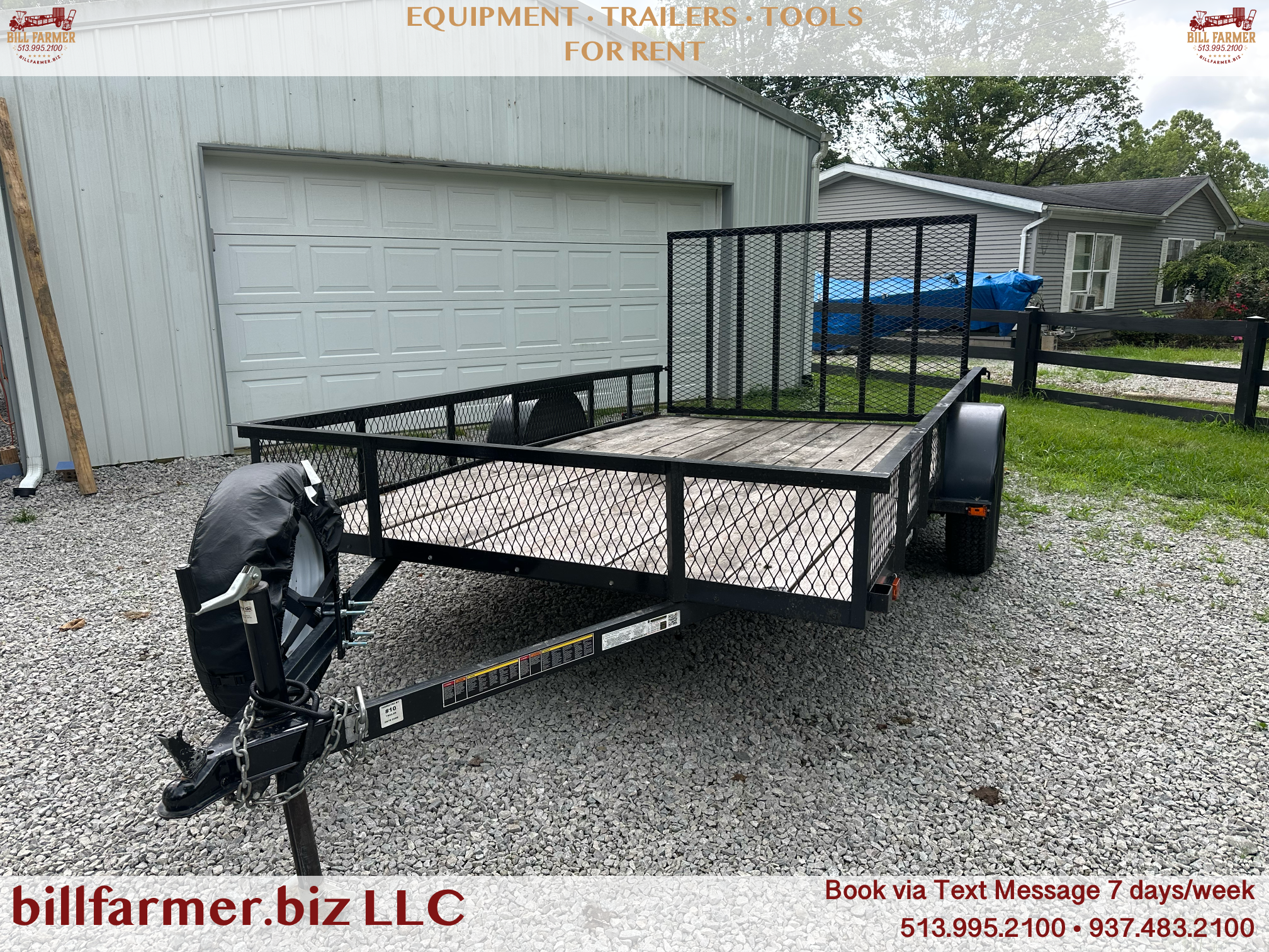 2024 7x12 Utility Trailer