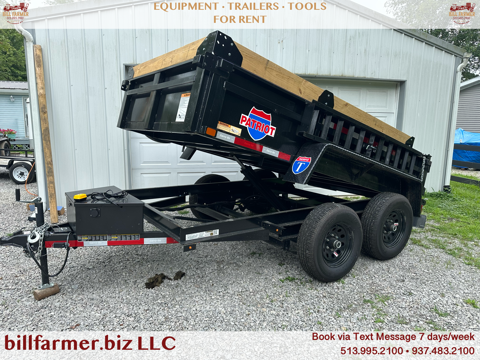 2025 6x10 10K Dump Trailer